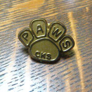 CKS PAWS Animal Pets Vintage Lapel Pin
